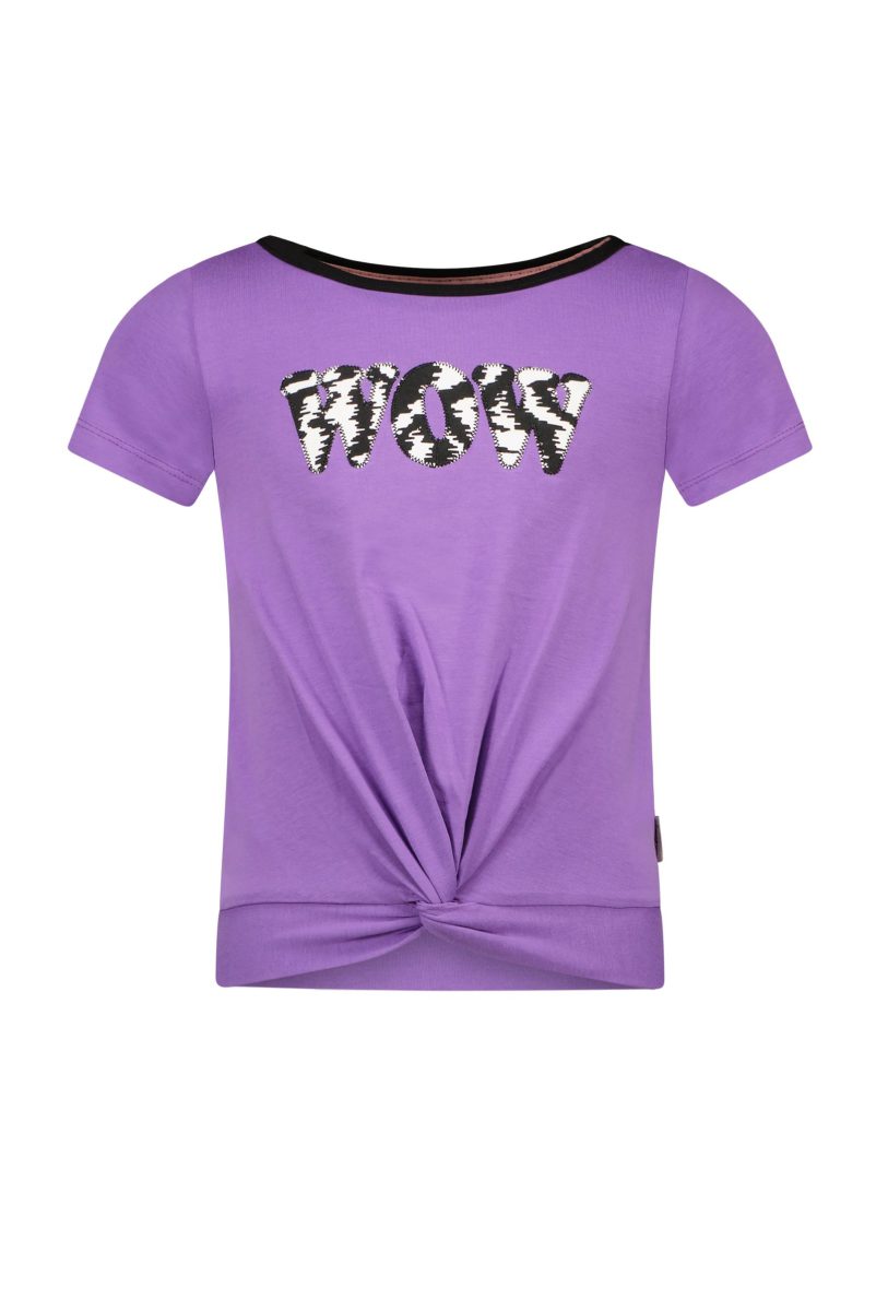 optellen Actief Rendezvous B.Nosy girls shirt (purple) - Paspecies